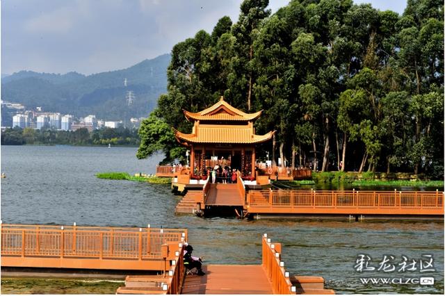 东风坝开合浮桥打个卡