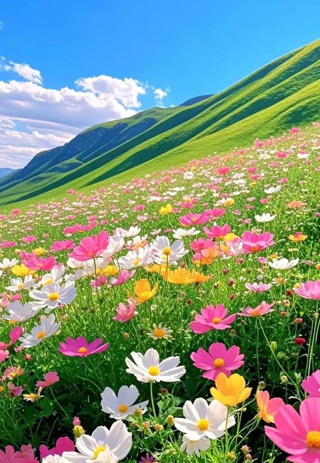 #美丽风景 #蓝天白云绿草地 #自然风光