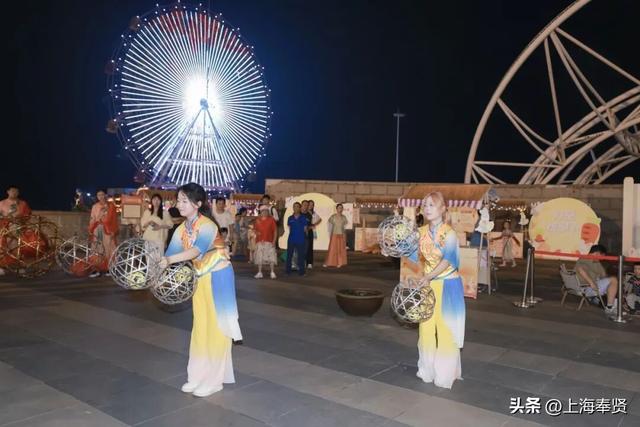 海灯映月、汉服游园，海湾旅游区渔人码头中秋游园，开启穿越千年的文化之旅