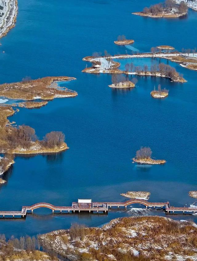 太原：雪后汾河如画