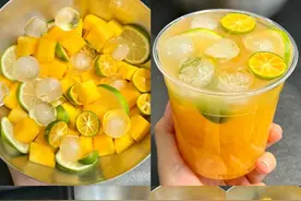 油腻大餐烧烤后来一杯解腻又低卡低脂的快乐水吧，一口爽到起飞！图片