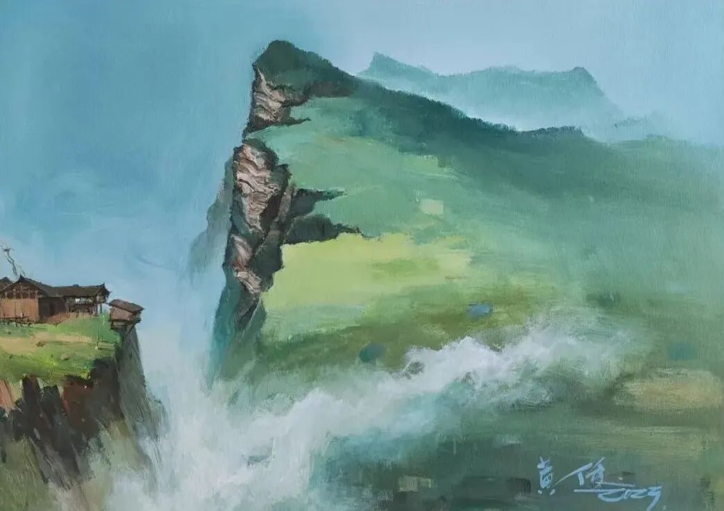 共绘湘西之美 长沙、龙山画家美术写生创作线上展上线(图53) 共绘湘西之美 长沙、龙山画家美术写生创作线上展上线(图53)
