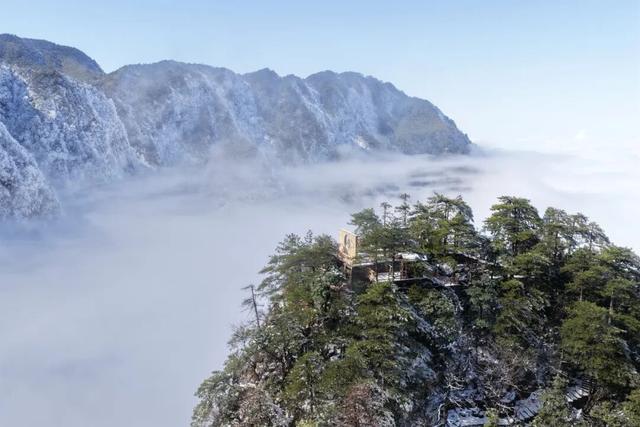 闯入云端仙境！明月山雪后云海真的太美了！
