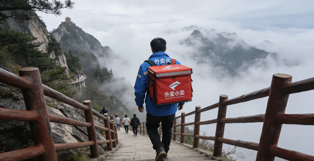 老君山山顶惊现外卖！这一幕冲上热搜
