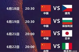 世界女排联赛香港站：中国女排赛程安排已经全部出炉！(附时间表)图片