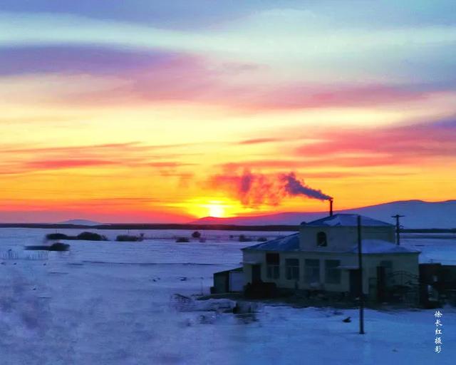 冬季呼伦贝尔海拉尔、阿尔山、满洲里、根河不冻河、漠河、北极村