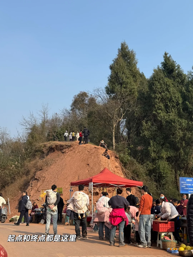 成都周边1h！公交直达的野趣山脊，新手亲子徒步首选！