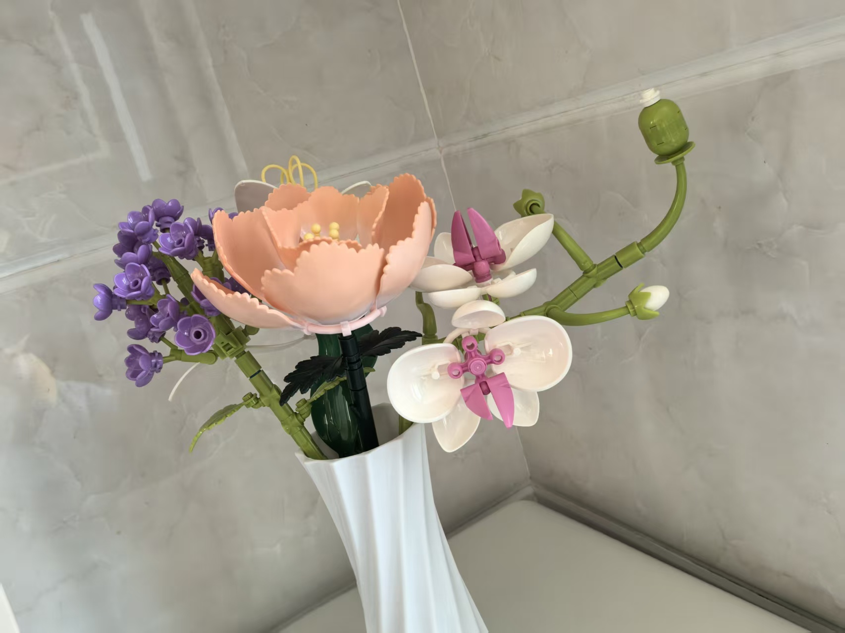 沃马积木永生花,全家参与永不凋谢!