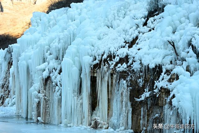 虎峪冰瀑：山谷里的冬日秘境、现实版的冰雪奇缘