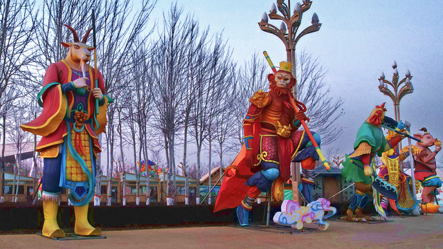 组图！科技赋能神话 花博园“山海灯会”27日点亮冬夜💫