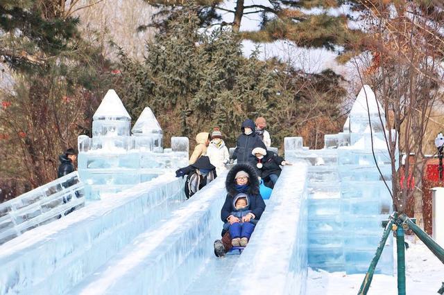 冰雕雪雕齐上阵！长春新民大街变梦幻冬日乐园