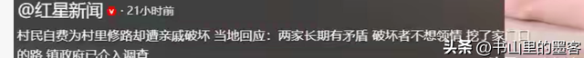 老人破坏水泥路面后续：民警走了又挖，村干部曝内情，子女被牵连