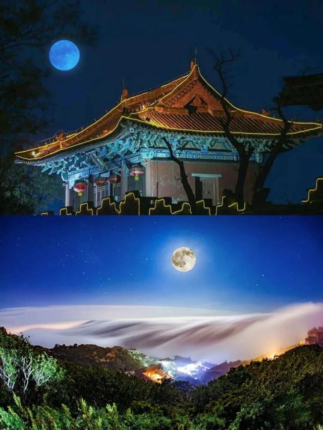 今晚，山东的月色真美
