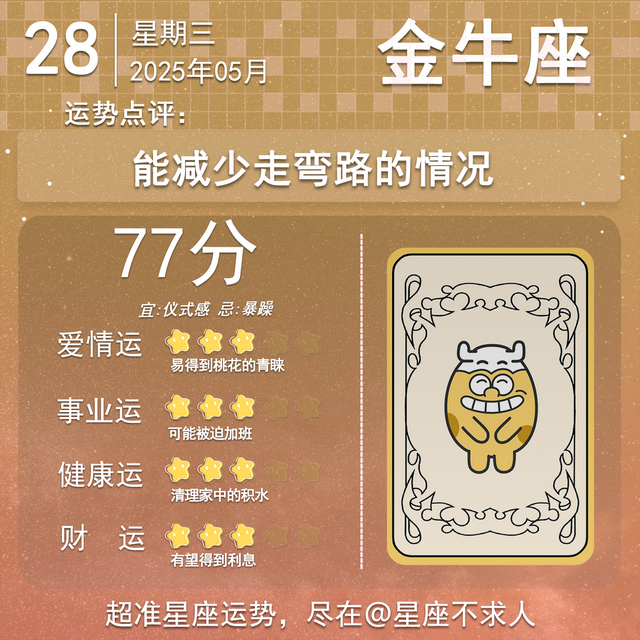 十二星座2025年5月28日运势