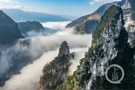 万里长江诗千行湖北篇巴东县（2） 巫山崔嵬十二峰 巫峡云雨女神庙图片