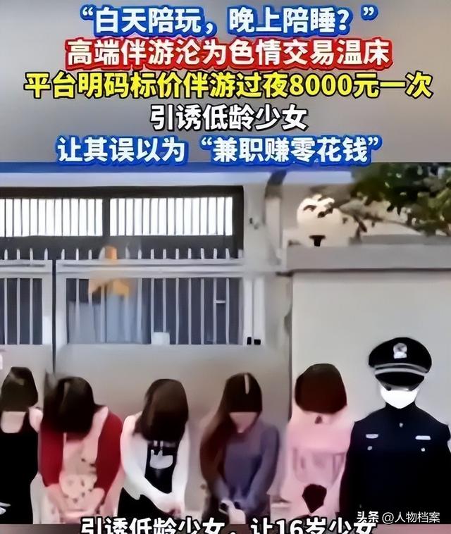 白天陪玩、晚上陪睡!明码标价8000元一次,未成年人成重点目标