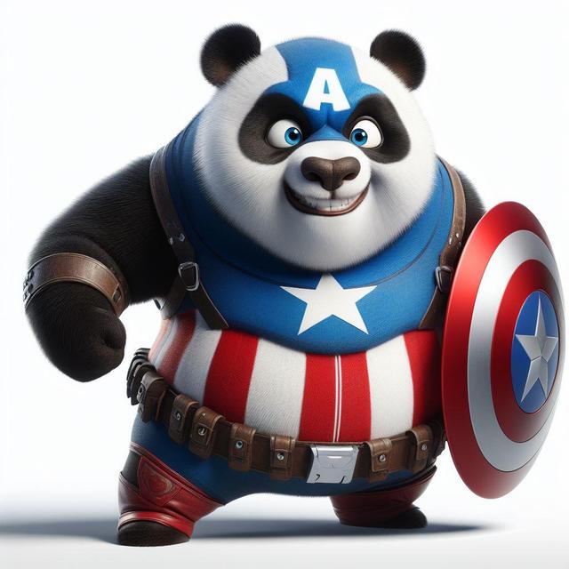 熊猫超级英雄系列头像