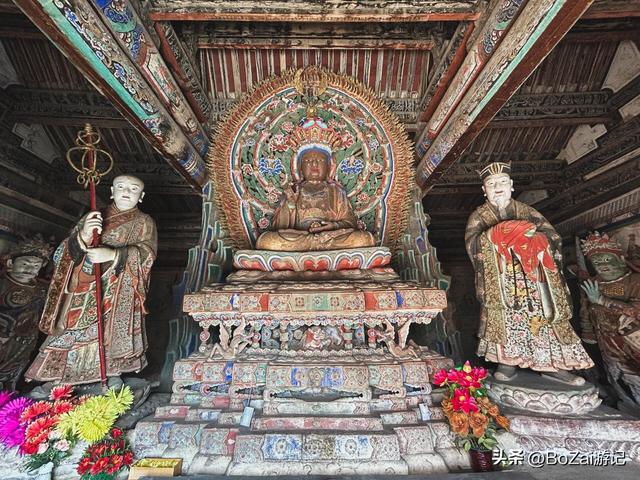 晋北小众三圣寺火了，84幅佛传壁画+元代大殿，冷门却藏大惊喜