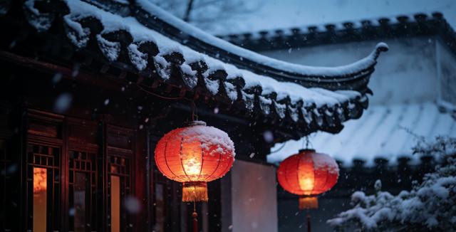当中式建筑换上雪景皮肤！红墙黛瓦裹银装，这才是中国人冬日浪漫