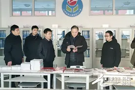 王东一行在山西徐特立高级职业中学调研指导图片