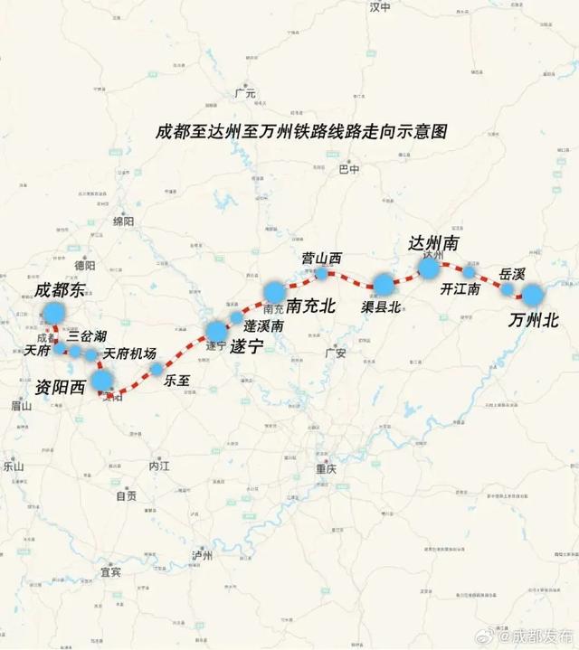 期待早日通车！成达万高铁又有进展