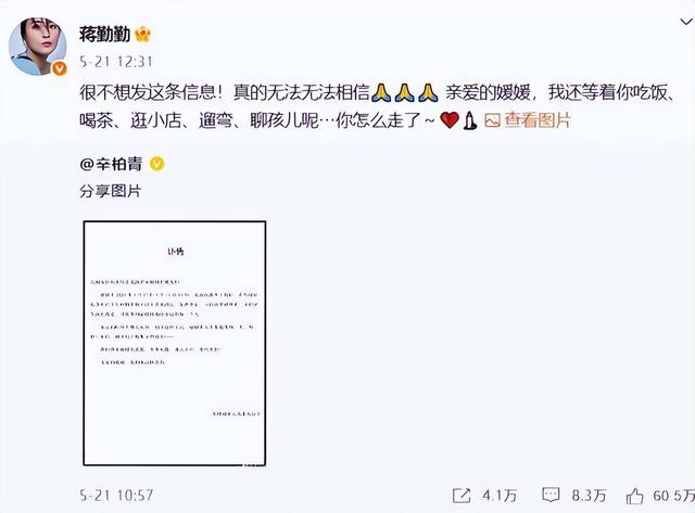 辛柏青丧妻刚满100天，离谱的事就发生了，被撮合娶马伊琍引争议