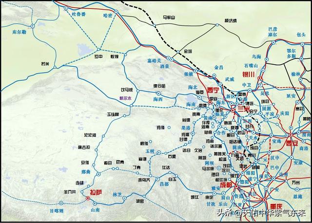 成都至兰州铁路是怎样一步步演变为成都至西宁铁路的？