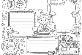 科技类手抄报图片