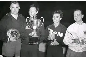 最全榜单！1953年以来🏓世乒赛男单冠、亚、季军名单(附照片)图片