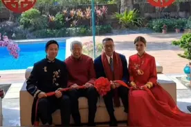 吴千语和施伯雄正式结婚，向上社交的人生有多爽！图片