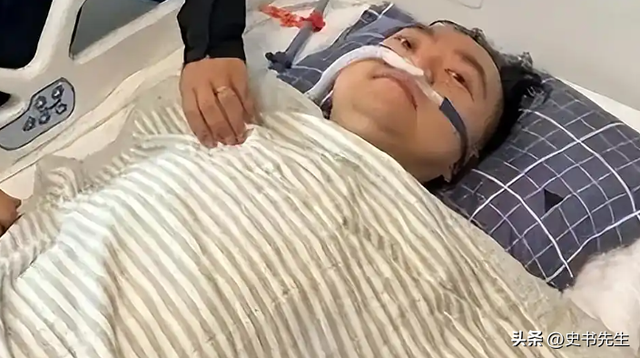 47岁蔡磊现状：已经开始流口水，不能说话，四肢瘫痪，人很痛苦