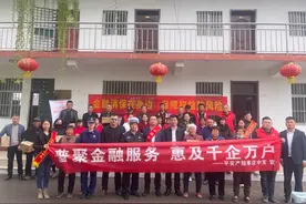 山东平安产险枣庄中支“普惠金融宣传月”活动暨“消保调解基站”建设——走进绳桥村图片