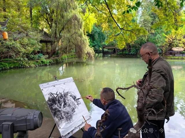 开始刷屏！🤩🤩 崇州罨画池迎来颜值巅峰