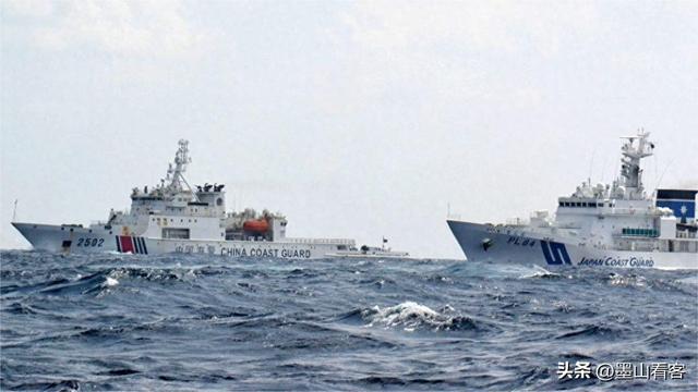 中日舰船正面交锋，中方舰炮威慑对峙，怒向联合国揭其虚伪面目