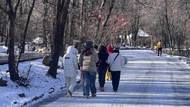 千山雪景再上新 游人如织享冬趣