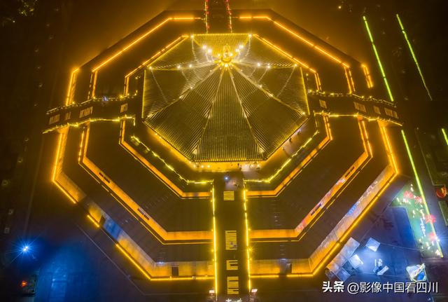 河南洛阳：隋唐洛阳城国家遗址公园夜景美