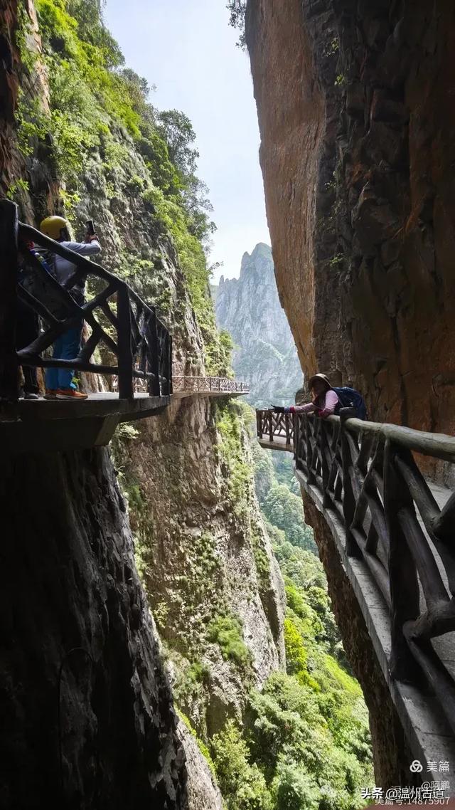 雁荡山百岗尖显胜门穿越,这条风光绝美的经典徒步线路你可去过