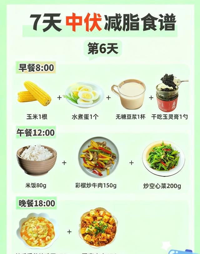 中伏速瘦攻略！7天食谱掉秤还养颜