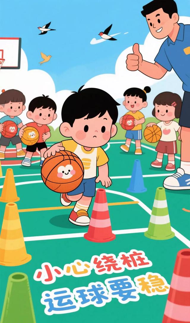 从零开始玩转篮球！5-12岁儿童篮球启蒙教学指南