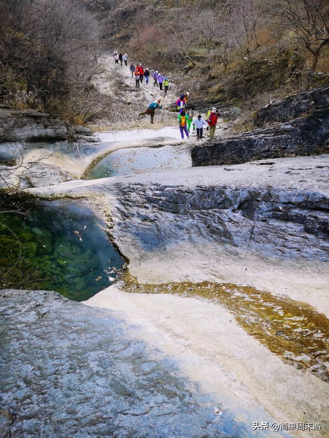 21）徒步山西阳城蟒河指柱山，冬日山野之行，把疲惫，留在上山的