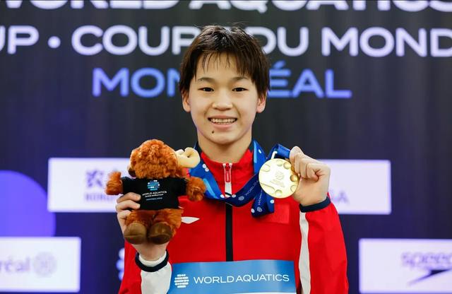 王伟莹再次夺冠,为广东队拿下跳水第三金,赛后透露全红婵状态