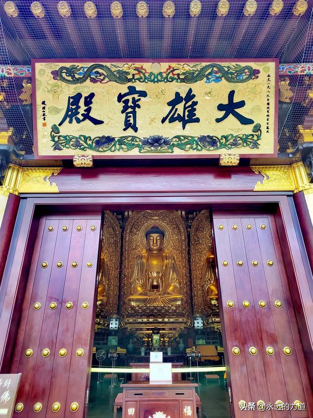 东林大佛&东林寺，在大佛脚下休憩