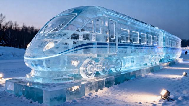 从蒸汽火车到“和谐号” 将用冰雪呈现城市印记