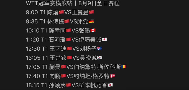 中央5台直播乒乓球时间表：今日CCTV5与CCTV5+直播国乒！附赛程