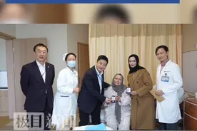 60岁的“约旦婆婆”伊黛尔来到中国，在武汉成功接受膝关节置换手术图片
