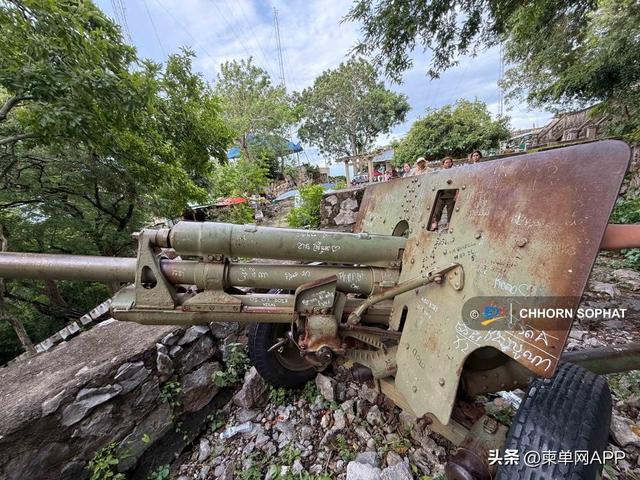 战壕与大炮陈列景区，柬埔寨一历史遗址变身打卡地