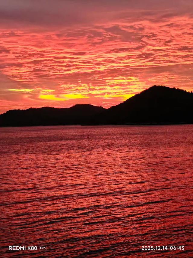 到沙头角看海上日出