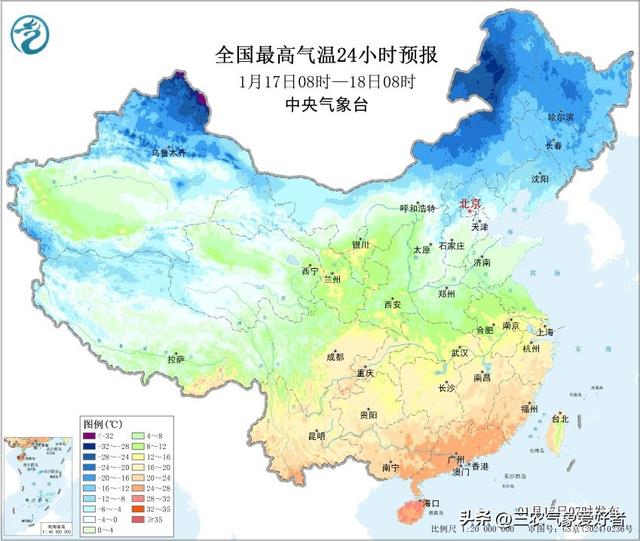 河南！本轮寒潮确定已完成，明天1月18号天气，暴雪大雪分布如下