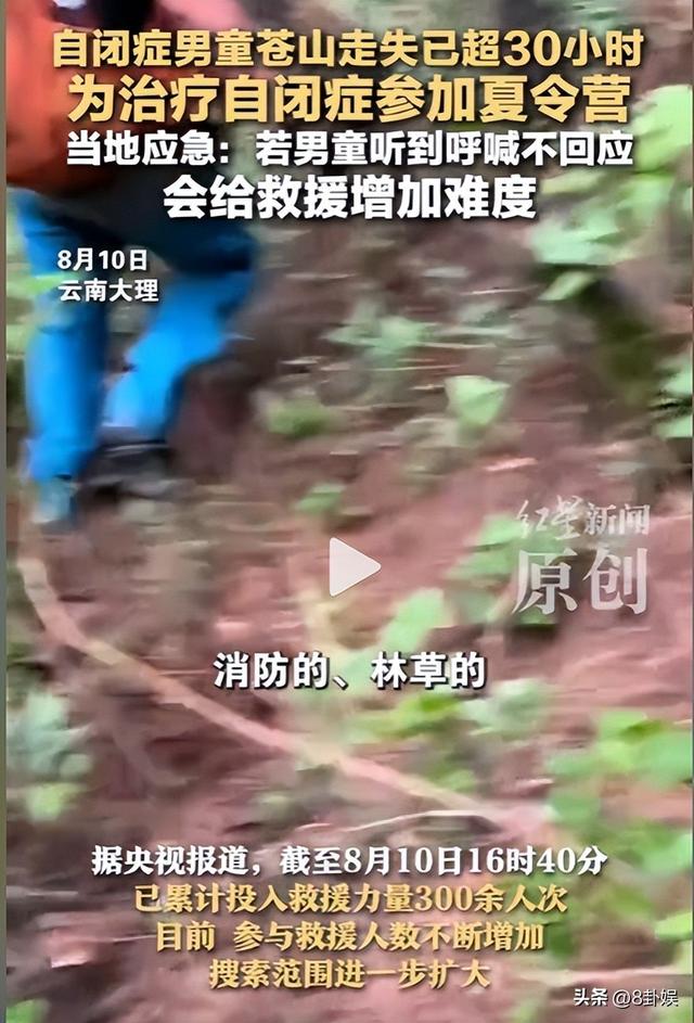 自闭男孩大理苍山失联后续：救援队员发声，原来一切早有迹象