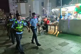 临高公安夜间巡逻不停歇，点亮百姓“平安灯”图片